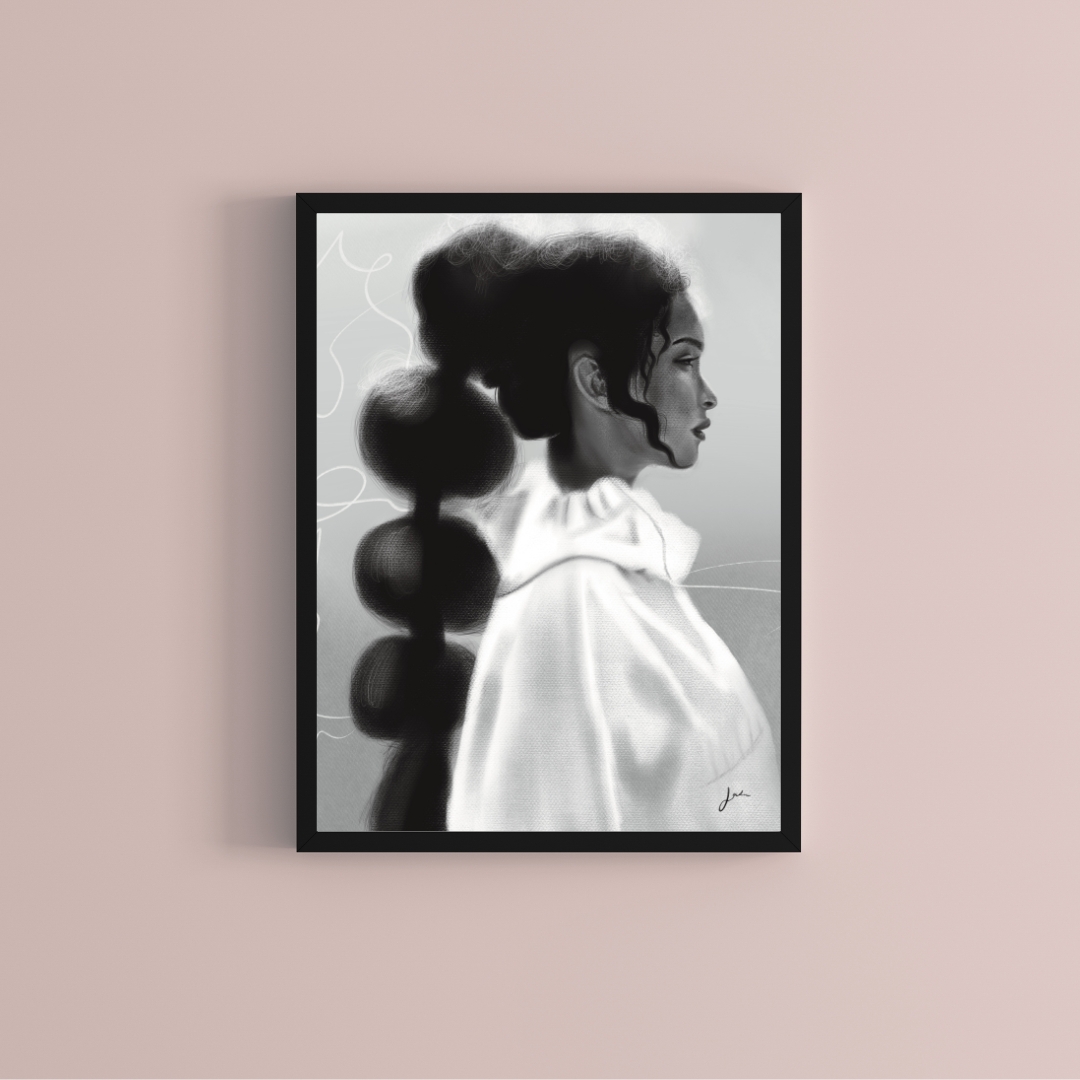 Tresses in Monochrome